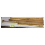 Four Baseball Bats incl Astros Souvenir