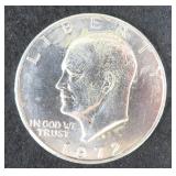 $24.01 Melt Value 4-13-26: SILVER 1972-S IKE