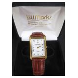 Gold Plated I W Marks Watch