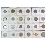 Twenty-Four (24) Foreign Coins