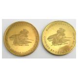 84% Copper Madison County Medals