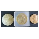 Three (3) Copper/Nickel Medals