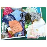 Quantity of Vintage Handkerchiefs, Bandanas,