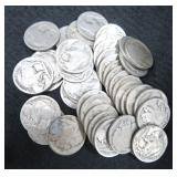 Random Pull of Forty (40) Buffalo Nickels