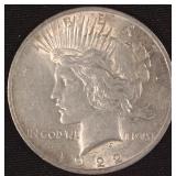 1922 Silver Peace Dollar