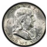 1951-S Franklin Liberty Half Dollar Silver US Coin
