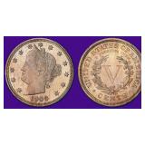 1909 Liberty Nickel PCGS Proof-66 CAMEO