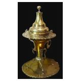 NO SHIP: 48" Brass Turkish Ottoman Outstanding