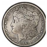 1884-P Morgan Dollar Silver U.S. Philadelphia Mint