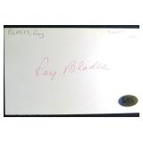 Ray Blades (1922-1932 Cardinals) Signed Postcard