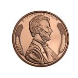 Randon Pull One Ounce Copper Bullion Round