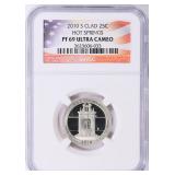 2010-S ATB Quarter Hot Springs NGC Proof-69 UC