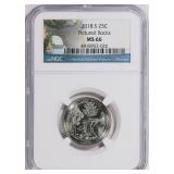 2018-S ATB Quarter Pictured Rocks NP NGC MS-66