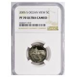 2005-S Nickel Ocean View NGC Proof-70 UC