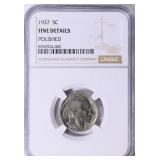 1937 Buffalo Nickel NGC Fine Details