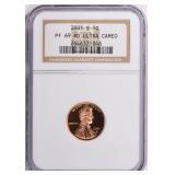2001-S Lincoln Cent NGC Proof-69 UC