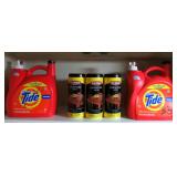 Tide and Weiman Furniture Wipes