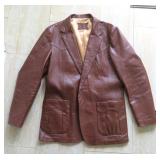 $18 SHIP: Larry Mahan size 44L Leather Jacket