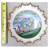 1964-65 New York World's Fair Unisphere Plate