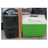 NO SHIP: Vintage Rare Green Playmate Igloo