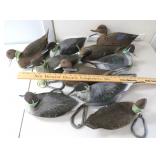 NO SHIP: Seven (7) Rubber Decoys with Weights