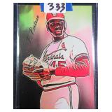 #19/25 Bob Gibson Art Card by Pietro Pertosa