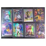 Eight (8) Football Prizm Cards incl. Cam Akers,