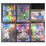 SIX (6) Football (RCs) incl Jayden Reed, Nolan