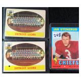 1971 Jan Stenerud and (2) 1958 Detroit Lions Team