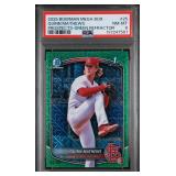 POP 1/0 #90/99 Quinn Mathews 1st Bowman PSA 8