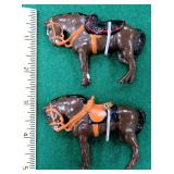 TWO (2) Metal Horses
