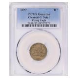 1857 Flying Eagle Cent PCGS Genuine G Details