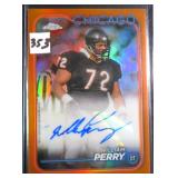 William Perry (Fridge) Signed Topps Chrome