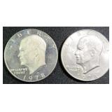 1978 IKE Dollars, D & S Mint Marks