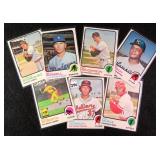 Seven (7) 1973 Topps Baseball Cards