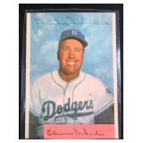 1954 Signed Duke Snider Bowman Baseball Card NOTE: