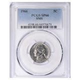 1966 Jefferson Nickel SMS PCGS SP-66