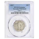 1917 Standing Liberty Quarter Type 1 PCGS Genuine