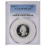 1996-S Washington Quarter PCGS Proof-70 DCAM