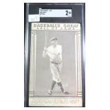 1948 Exhibits HOF Babe Ruth Batting SGC 2