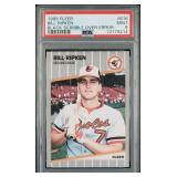 FLEER BILL RIPKEN BLACK SCRIBBLE OVER ERROR PSA 9