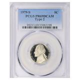 1979-S Jefferson Nickel Type 2 PCGS Proof-69 DCAM