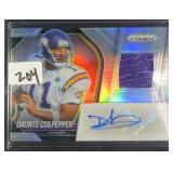 #28/99 Daunte Culpepper Signed Relic Card