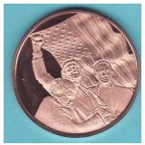 TWO (2) One Ounce Copper Trump Fight, Fight, Fight