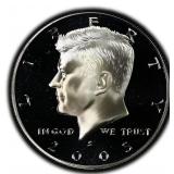2005-S Silver Proof Kennedy Half Dollar US Coin