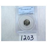 TWO (2) 1977-S Roosevelt Dime PCGS Graded PR69 DC