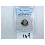 THREE (3)1994-S Five Cents PCGS Graded PR69 DC