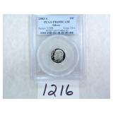 TWO (2) 2003-S SILVER Roosevelt Dime