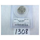 2003-D Missouri Quarter PCGS Graded MS66