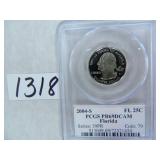 TWO (2) 2004-S Florida Quarter PCGS Graded PR69 DC